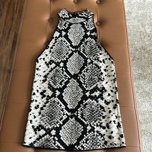 zara animal print blouse